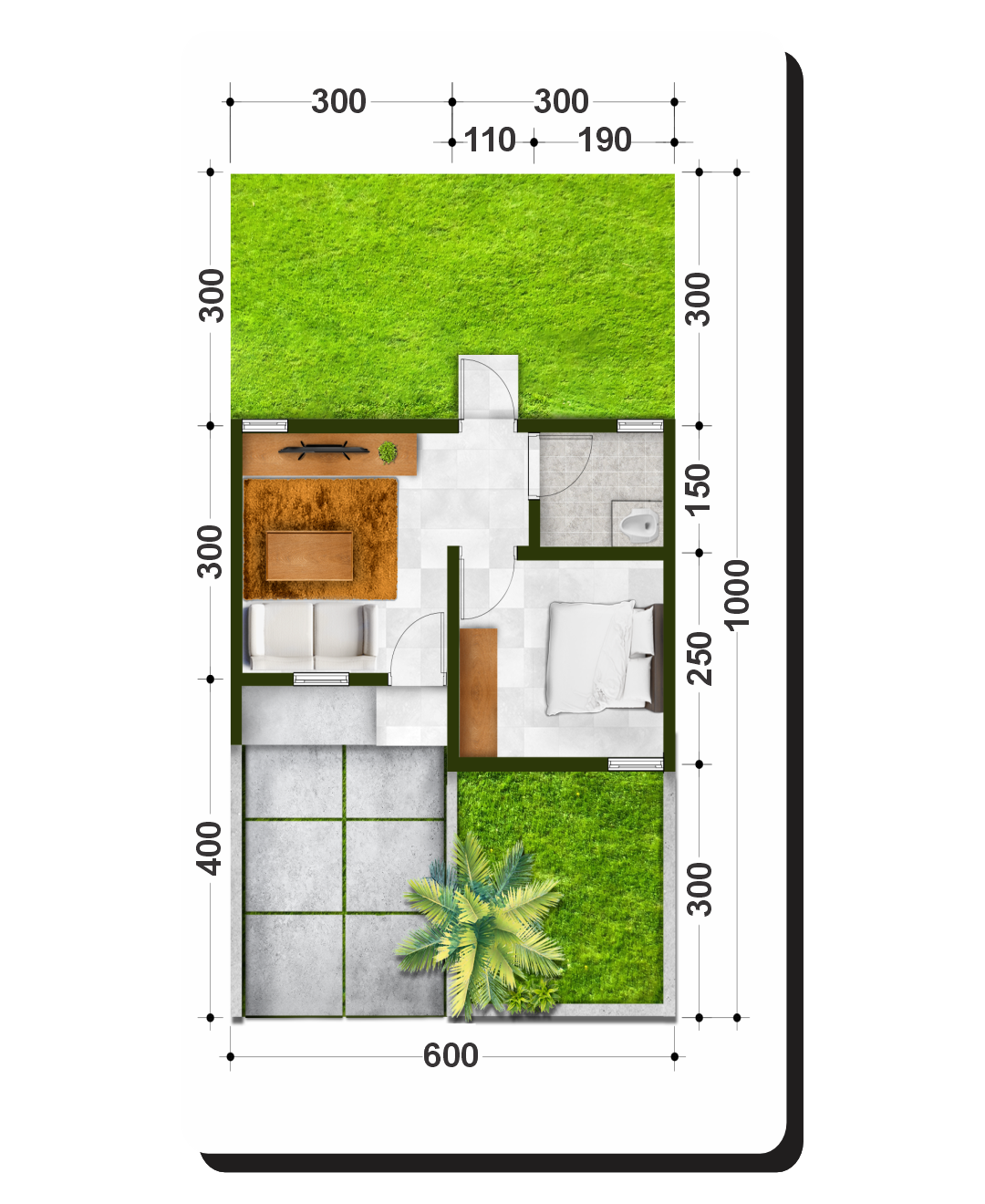 PDA 9 EXTENSION 1-DENAH RUANG-TYPE 22